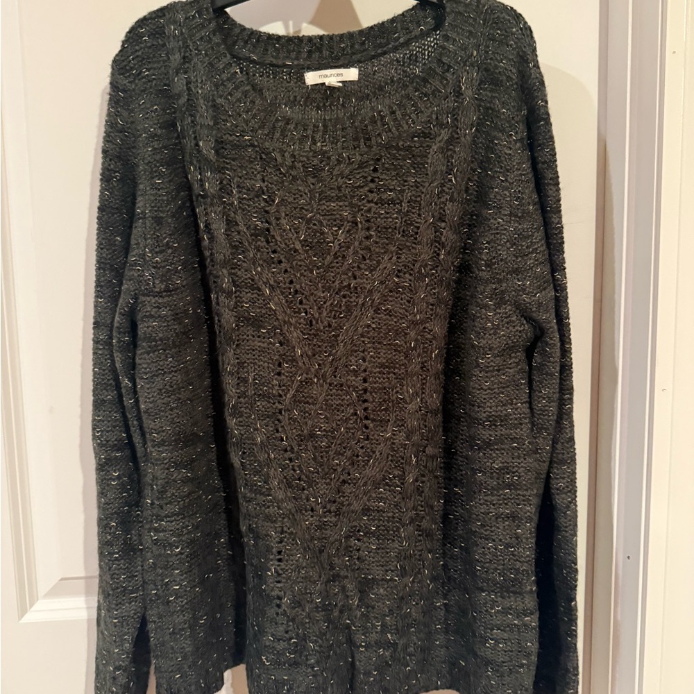 Maurices Dark Gray Knit Sweater